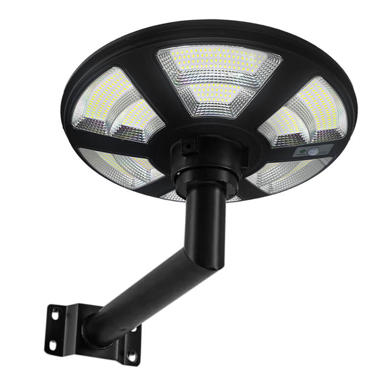 ไฟสวนพลังงานแสงอาทิตย์แบบถอดได้กันน้ำ LED 600W UFO Solar Street Light