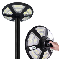 ไฟสวนพลังงานแสงอาทิตย์แบบถอดได้กันน้ำ LED 600W UFO Solar Street Light